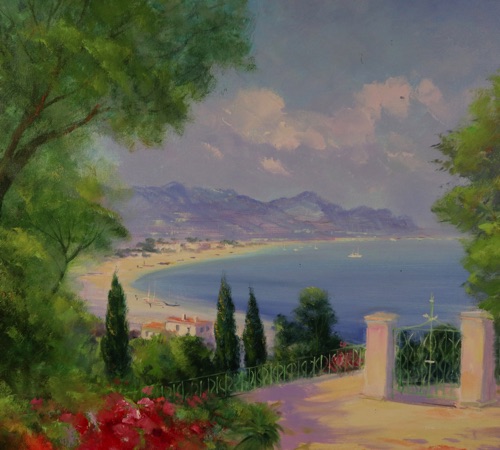 Heinz Jürgen Menzinger Ölgemälde Amalfi