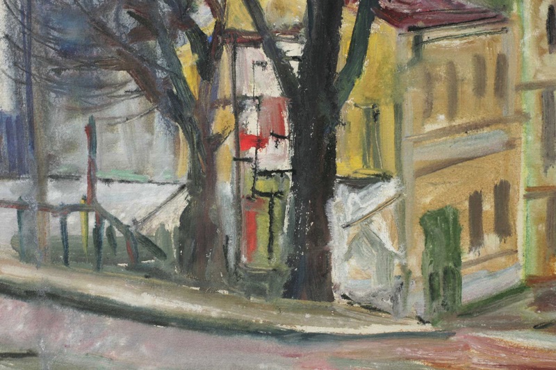 Helmut Nentwig antike Gouache 1948 Flensburg oder Hamburg