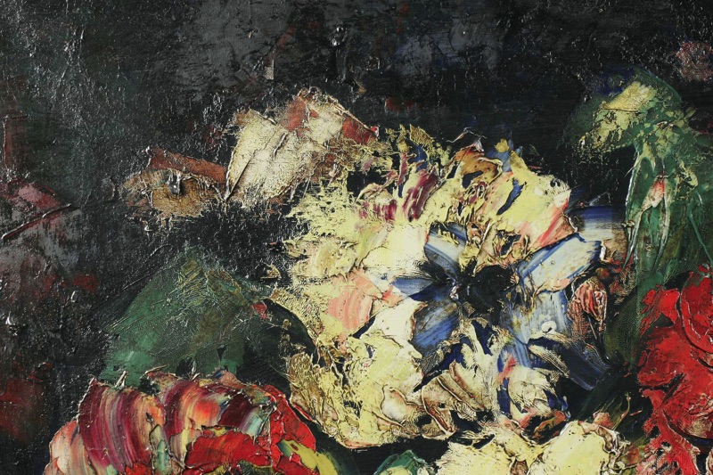 Henry D Anty Ölgemälde Stillleben fleurs