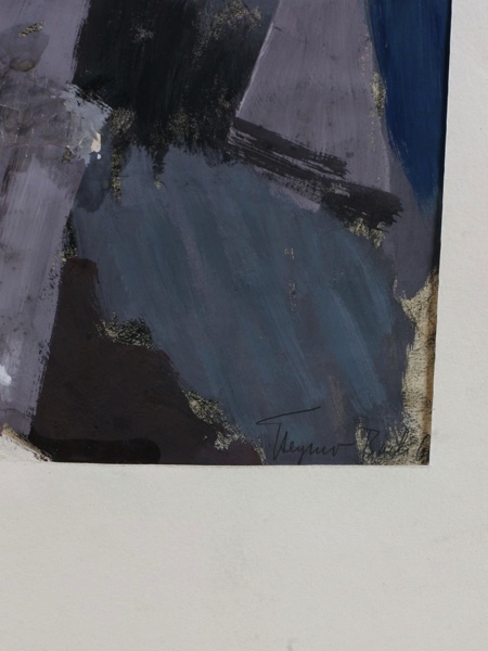 Heymo Bach Ölgemälde Komposition 1960
