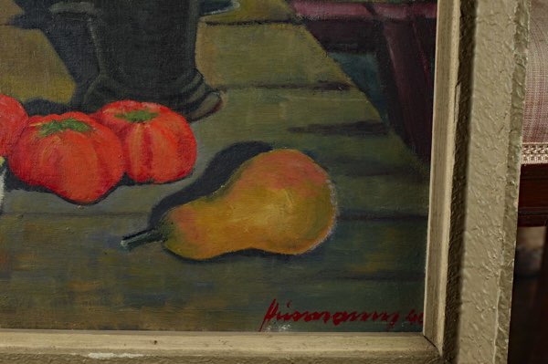 Hüssmann Ölgemälde Stilleben mit Mörser 1940