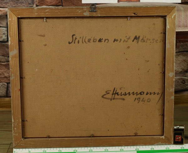 Hüssmann Ölgemälde Stilleben mit Mörser 1940