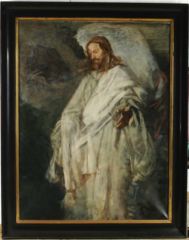 Joseph Emanuel Weiser Ölgemälde antik Jesus Christus expressiv