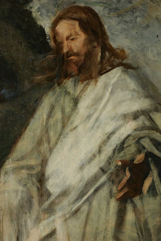 Joseph Emanuel Weiser Ölgemälde antik Jesus Christus expressiv