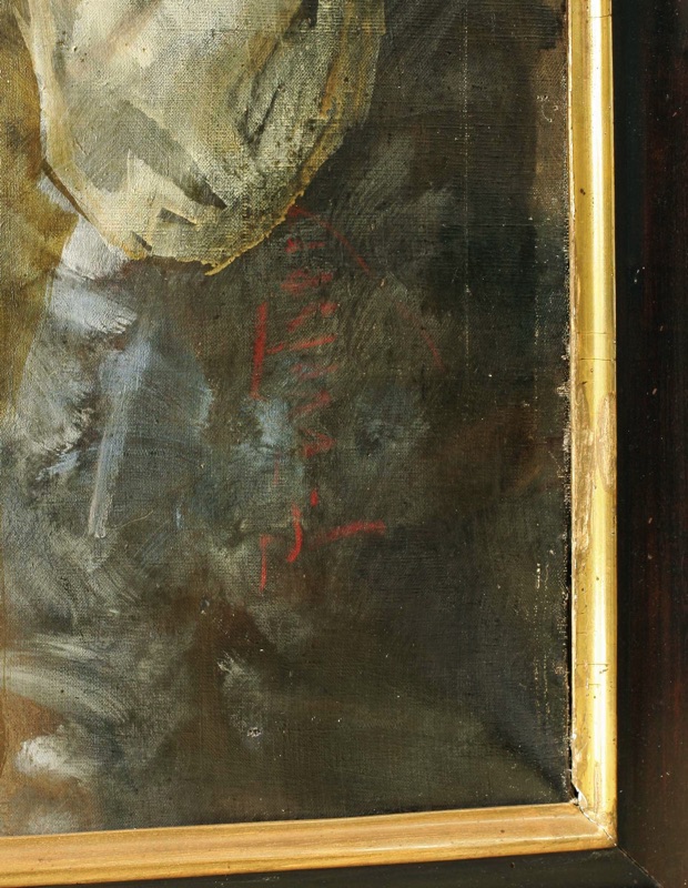 Joseph Emanuel Weiser Ölgemälde antik Jesus Christus expressiv