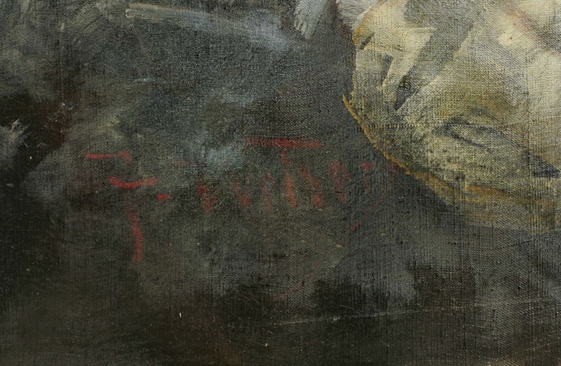 Joseph Emanuel Weiser Ölgemälde antik Jesus Christus expressiv