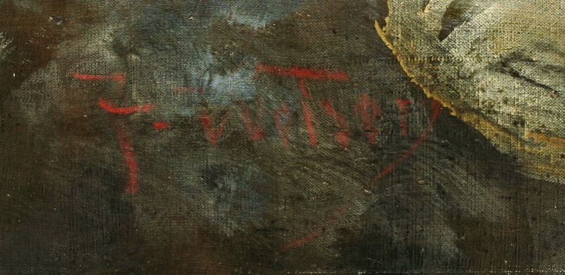 Joseph Emanuel Weiser Ölgemälde antik Jesus Christus expressiv