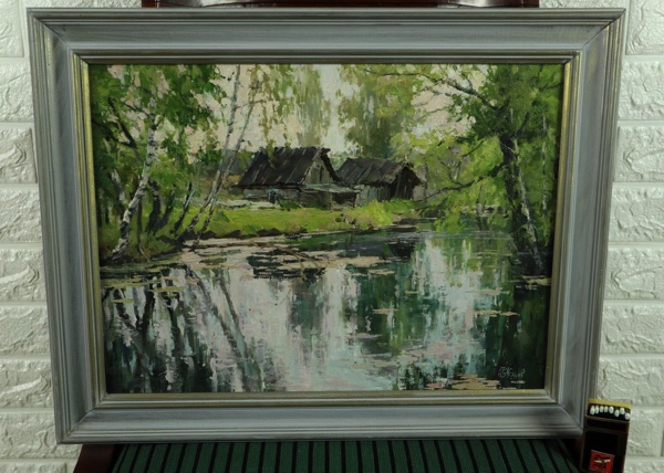 Jourov Ölgemälde Landschaft russisch