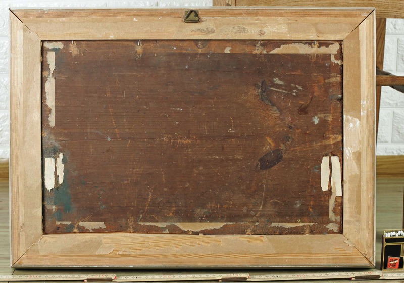 Juds älteres Ölgemälde expressive Landschaft 1966
