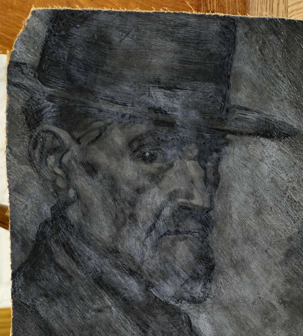 KOFRON Ölgemälde antik Selbstportrait