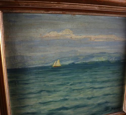 Karl Einhart Ölgemälde antik Bodensee