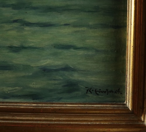 Karl Einhart Ölgemälde antik Bodensee