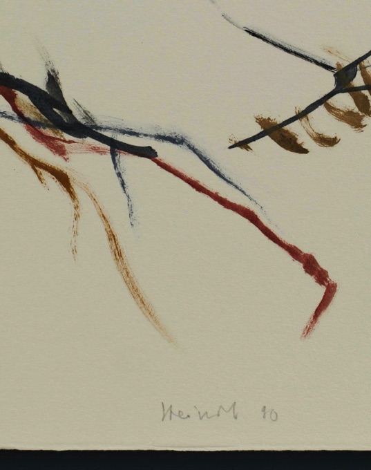 Kurt Steinel Aquarell 1990 abstrakt Figur Person