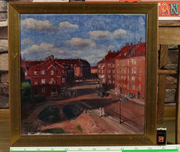 Larov Ölgemälde antik Oslo Disen 1927