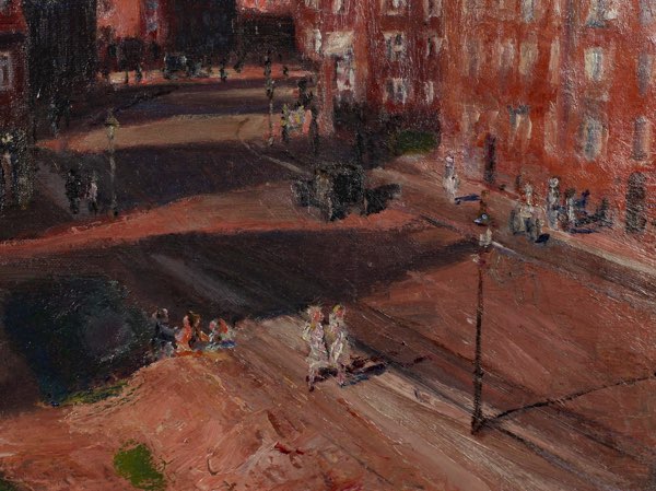 Larov Ölgemälde antik Oslo Disen 1927