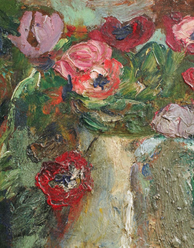 Louis Valtat antikes Ölgemälde expressives Stillleben
