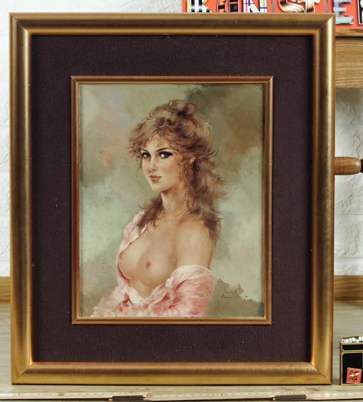Lucia Sarto Ölgemälde Portrait junge Frau Akt
