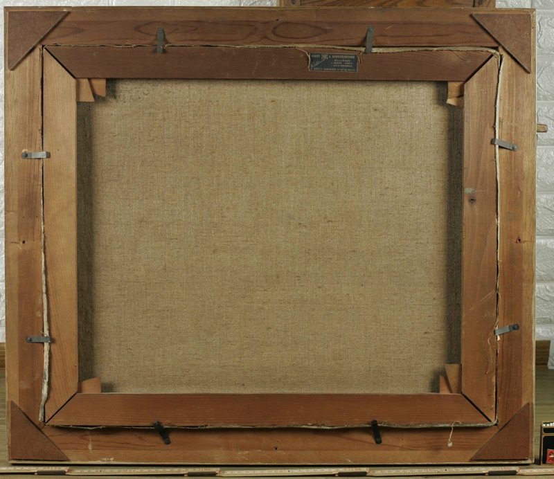 Ludwig Gschossmann Ölgemälde Partie Starnberger See
