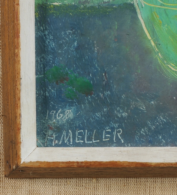 Meller Ölgemälde älter 1968 Stillleben