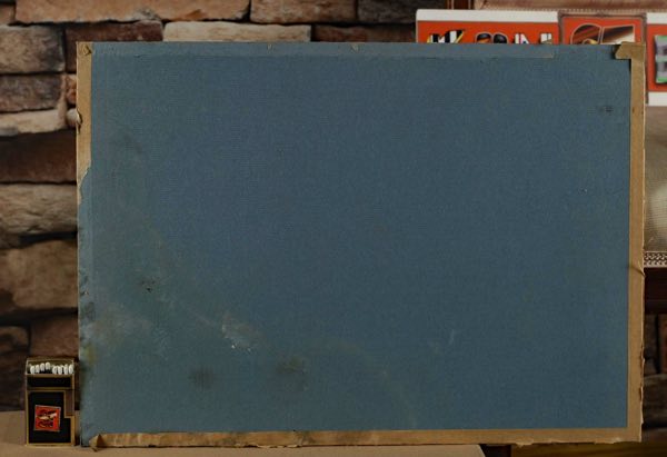 Miele Aquarell Mischtechnik antik Haus Garten