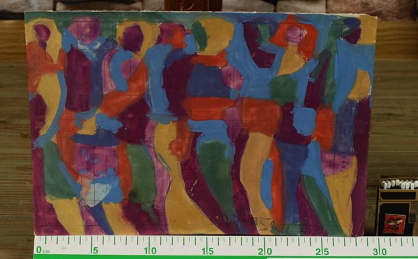 Miklos Nemeth Aquarell Komposition 1