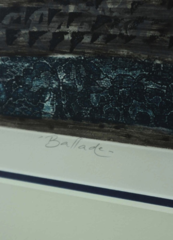 Nissan Engel Orginalgrafik Ballade handsigniert