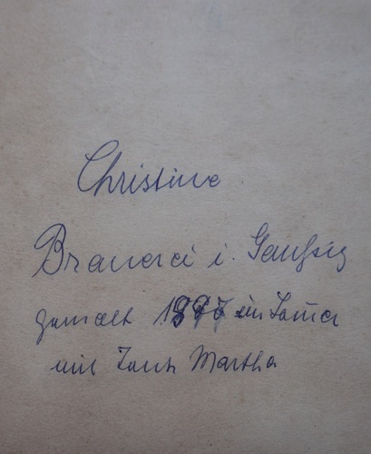Otto Ackermann Aquarell Brauerei antik