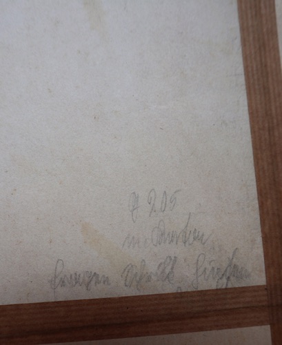 Otto Ackermann Aquarell Brauerei antik