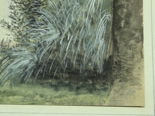 Otto Didrik Ottesen Aquarell antik Rom Villa