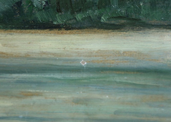 Otto Müller Hartau Ölgemälde 1950 Titisee