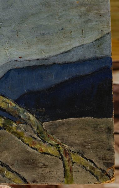 Ölgemälde antik Adler expressiv