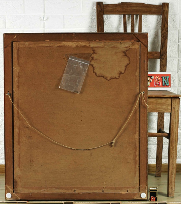 Ölgemälde antik Barock Edelmann Harnisch