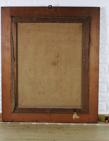 Ölgemälde antik Barock Portrait Edeldame Gegenstück