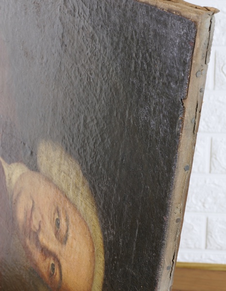 Ölgemälde antik Barock Portrait Edelmann Gegenstück