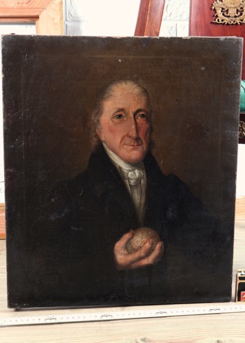 Ölgemälde antik Portrait GutsMuths