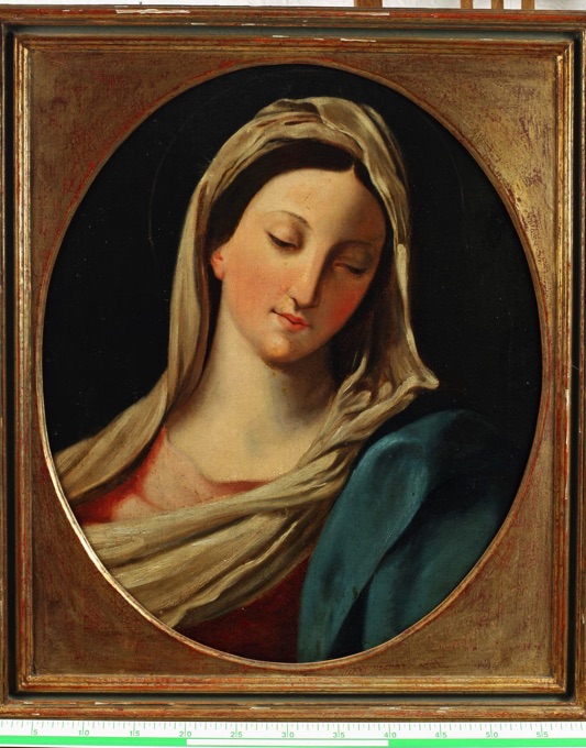 Ölgemälde antik doubeliert Barock Maria Madonna Mater Dolorosa