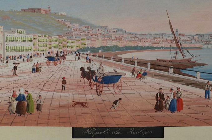 Pastell Napoli da Posillipo