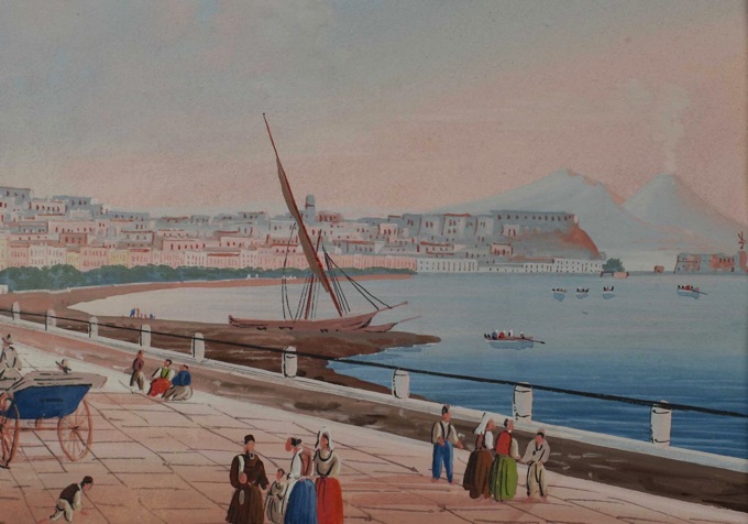 Pastell Napoli da Posillipo