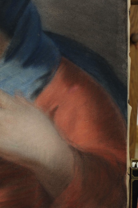 Pastell antik Maria Madonna Mater Dolorosa