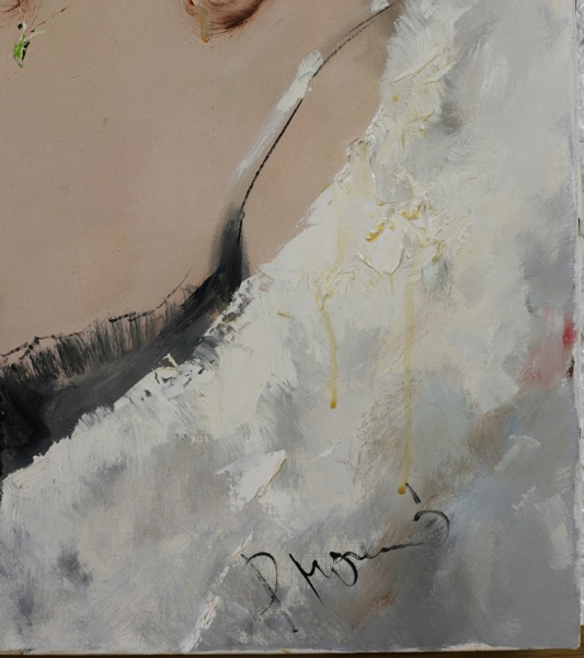 Paul Henze Morro Ölgemälde Portrait Frau