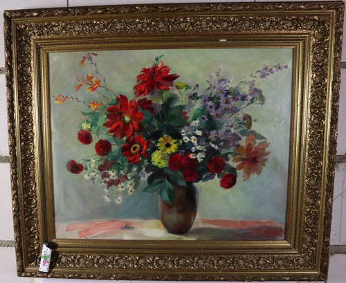 Paula Dittberner Ölgemälde Stillleben Blumen