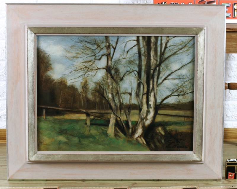 Peter van Beek Ölgemäde 1982 Landschaft