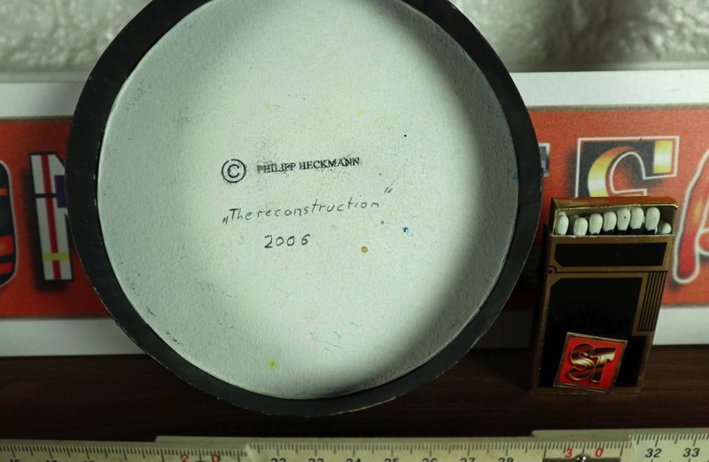 Philipp Heckmann Miniatur Gemälde Reconstruction 2006 abstrakt VW Käfer