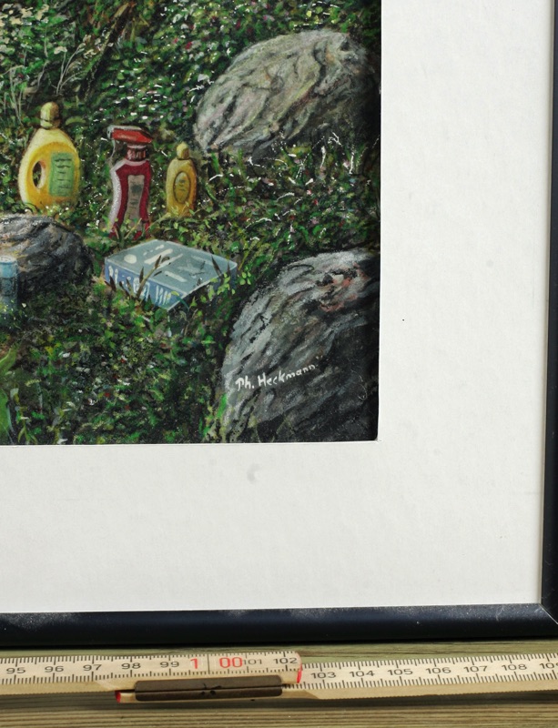 Philipp Heckmann Tempera Acryl Gemälde Pallas Athene