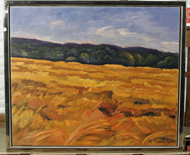Philipp Reisacher Acrylgemälde Kornfeld
