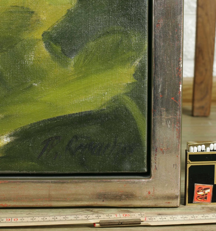 Philipp Reisacher Acrylgemälde Sonnenblumen Stillleben