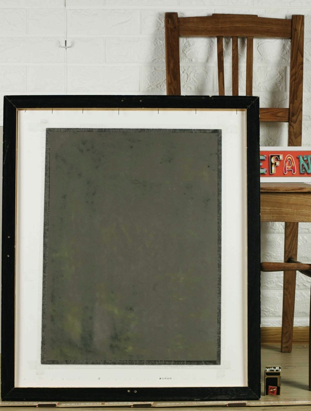 R Z Monogramm Gouache antik 1925 Alpen