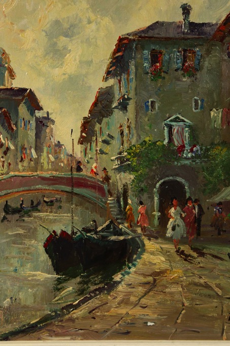 Randolf Wehn Ölgemälde Venedig