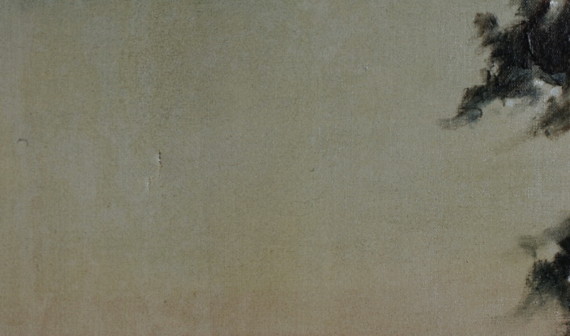 Rei Ölgemälde antik 1925 Landschaft 170cm