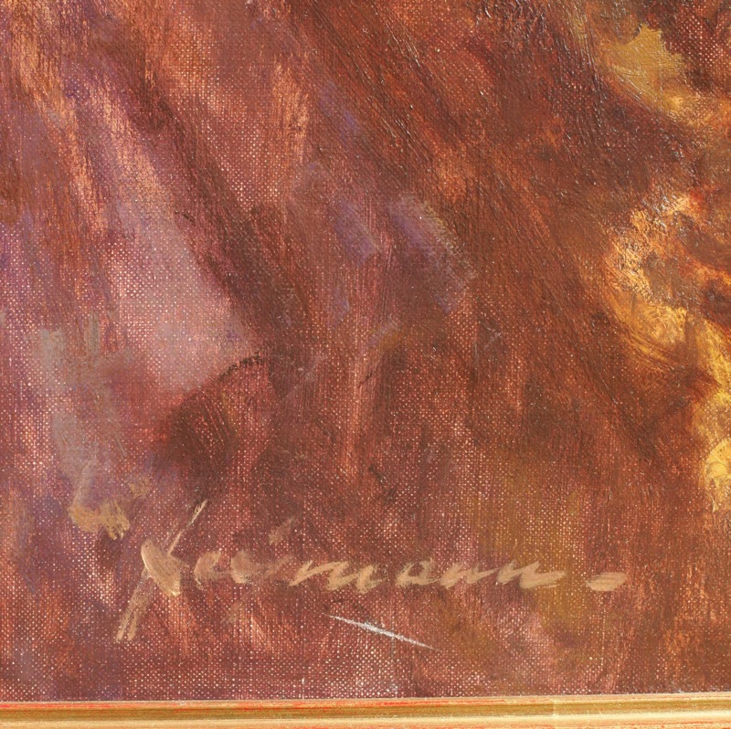 Richard Heymann Ölgemälde das Vorspiel am Klavier